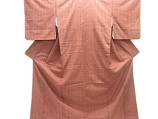 7676216: JAPANESE KIMONO / TSUMUGI / WOVEN STRIPE ABSTRACT