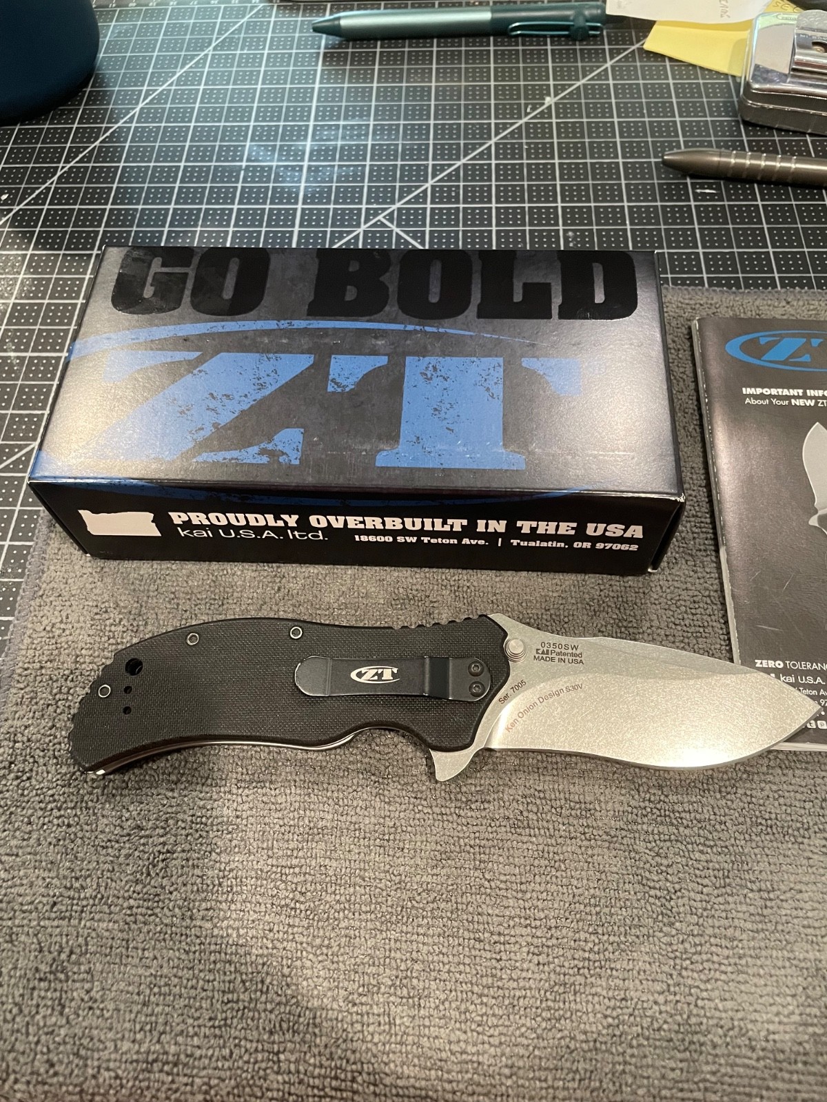 Zero Tolerance ZT0350 Flipper