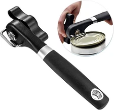 Manual Can Opener Handheld Smooth Edge Portable Kitchen Tool for Seniors