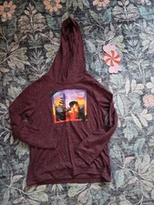 Old Navy Boys S 6-7 Maroon Pullover Hoodie Graphic Long Sleeve