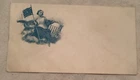 Vintage Civil War cover woman with flag eagle envelope antique