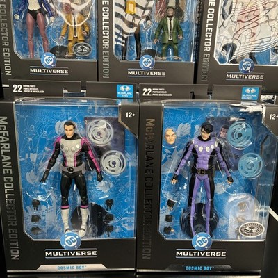 McFarlane DC Professor Pyg Elongated Man Cosmic Boy, Blackhawk
