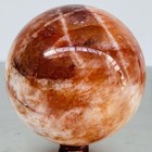 Natural Red Glue Flower Quartz Sphere Crystal Ball Healing 3840G — photo 4