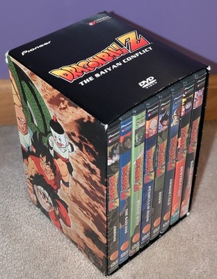 Dragon Ball Z: Saiyan Conflict Saga DVD Box Set (8-Disc, 2001) COMPLETE Pioneer
