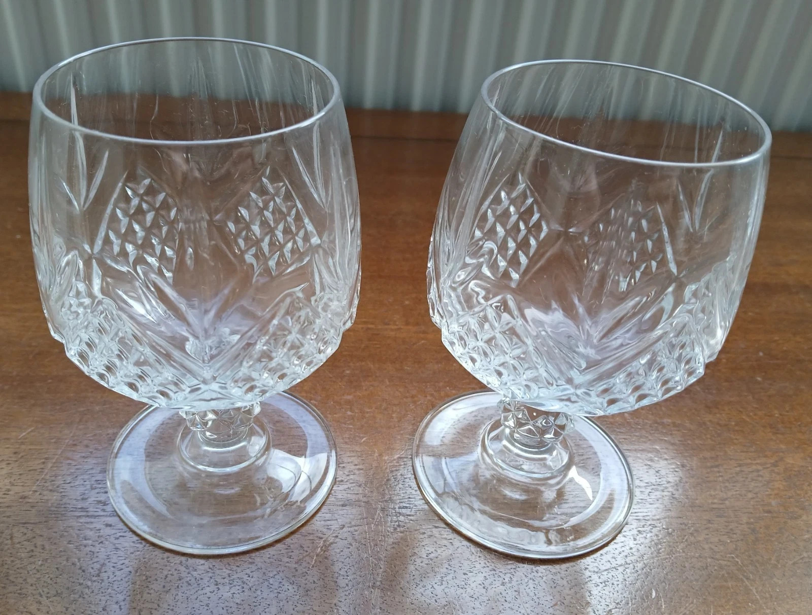 2 QUALITY BRANDY GLASSES