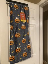 Peanuts Snoopy Halloween Pumpkin Throw Blanket 60x70 Blue berkshire blanket