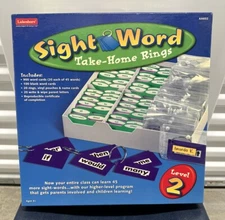 Sight Words, Take Home Rings, Level 2 School Home Educational 5+ Lakeshore AA602