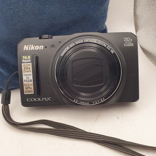 Nikon COOLPIX S9700 16.0MP Digital Camera Black 30x Zoom SD-card 1gb - Picture 9 of 20