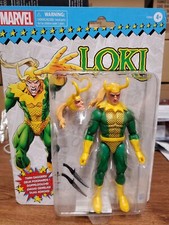 Marvel Legends Retro Series - LOKI Classic 6-in Action Figure   Daggers & Head