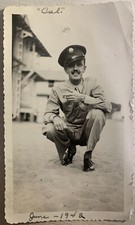 Military Photo - Picture of U.S. Soldier in Uniform - Cal 1942 Ephemera