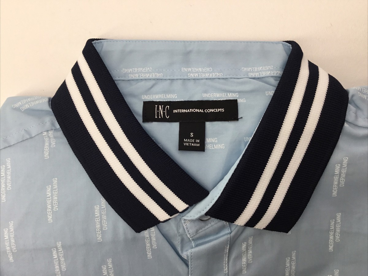 Chemise Rayée Homme INC International Concepts - Taille S - Coupe Slim - Coton - Occasion Très Bon état