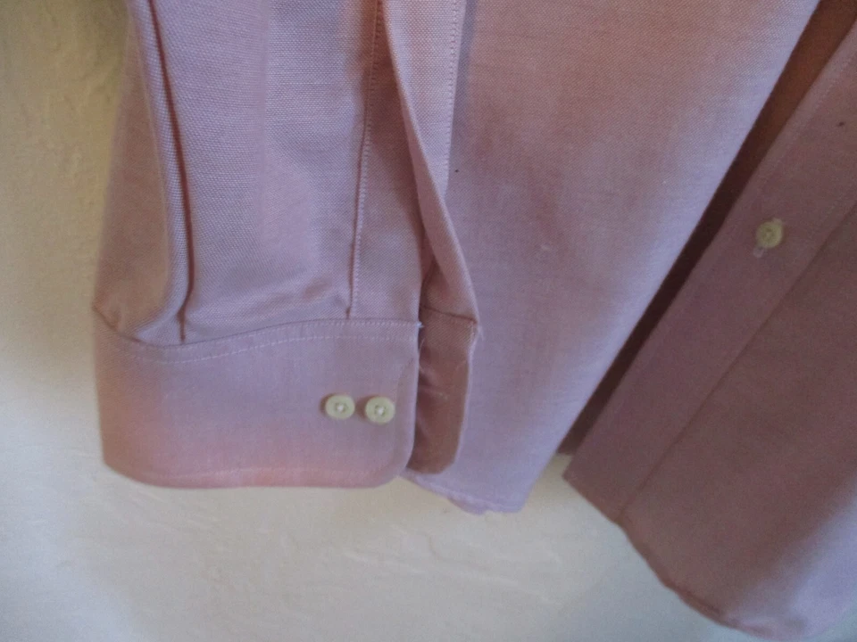 70 s Sears Perma-Prest Dress Shirt Size 16 34/35 NWOT Pale Pink - Image 4 of 4