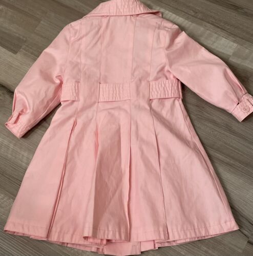 Rothschild Girl's Pink Spring Dress Coat Size 2T~Rosette Detail - Picture 2 of 7