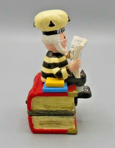Hershey's Mr Elf liest die Nachrichten Schmuckschatulle - Kurt S Adler Design - Bild 3 von 6