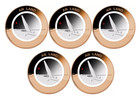 5 x 10 Euro Polymer Deutschland 2020 An Land -Serie: In der Luft ADFGJ Satz