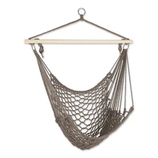 Stone Hammock Chair Cotton - Recycled, Wood - Home Decorative Furniture