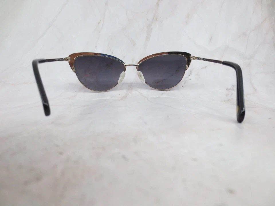 Nine West Sunglasses Frame NW128S-001 Women's Black Half Rim Cat Eye 56-15-135 - Image 4 of 4