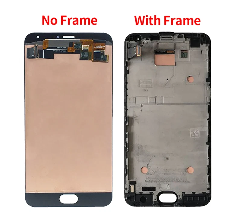 Digitalizador de pantalla táctil con marco AMOLED original de 5,7" para Meizu Pro 5 LCD Foto 2 de 3