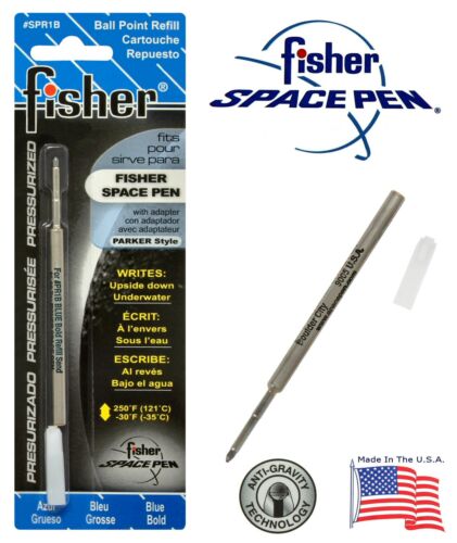 THREE Fisher serie SPR Recargas de tinta azul/punto audaz #SPR1B - Imagen 2 de 7