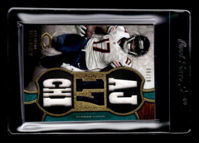 2015 Topps Triple Threads Relics Emerald #TTRAJ1 Alshon Jeffery Jersey /18