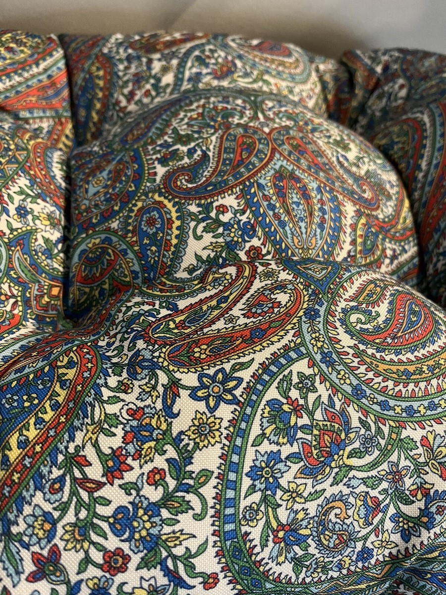 Ralph Lauren Indoor Outdoor Bench Decorative Cushion PAISLEY