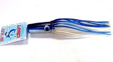Mold Craft Wide Range Senior 12.5" Soft Head Trolling Lure - Blue / White