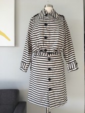 NWT $548 CADET BRAND STRIPED JACKET SKIRT SUIT SIZE 6 MADE IN USA