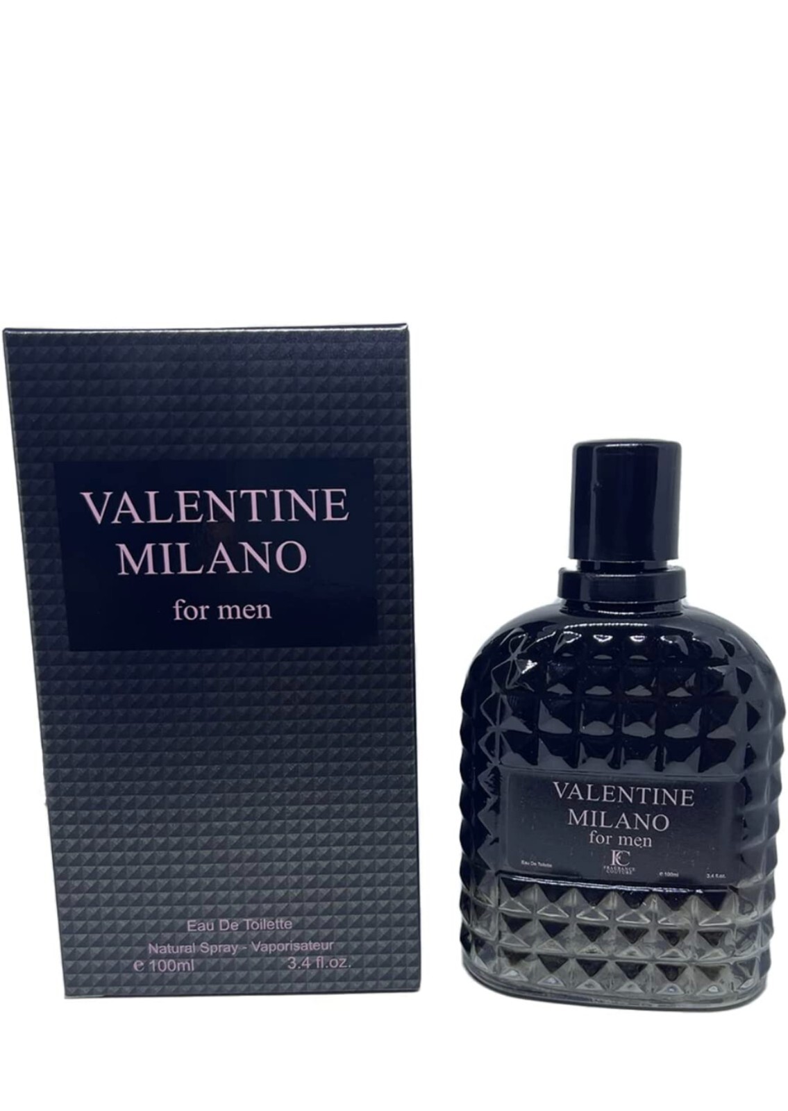 PERFUME VELENTINE MILANO DE HOMBRE SP M 3.4 Oz EDT Spray Men's Cologne