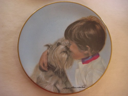 Friday's Child By Leon Barnad 1980 L/E Dave Grossman Designs Plate, 8 1/4" D