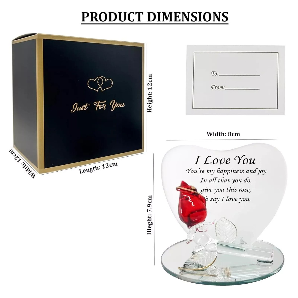 I Love You Gift Xmas Valentines Day Husband Wife GF BF Some One