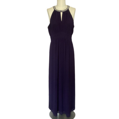 white christmas dresses Lilac Chiffon Halter Simple A-line Long Bridesmaid Dresses, AB4010 –  AlineBridal main image 0