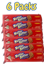 Nutter Butter Peanut Butter Sandwich Cookies, 6 Packs 4 Cookies Each