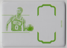 2022-23 Panini Flawless Celtics Jayson Tatum Logoman Autographs Yellow Plate 1/1