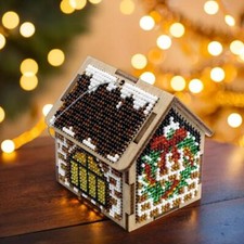 Wonderland Crafts Bead embroidery kit on wood FLK-561