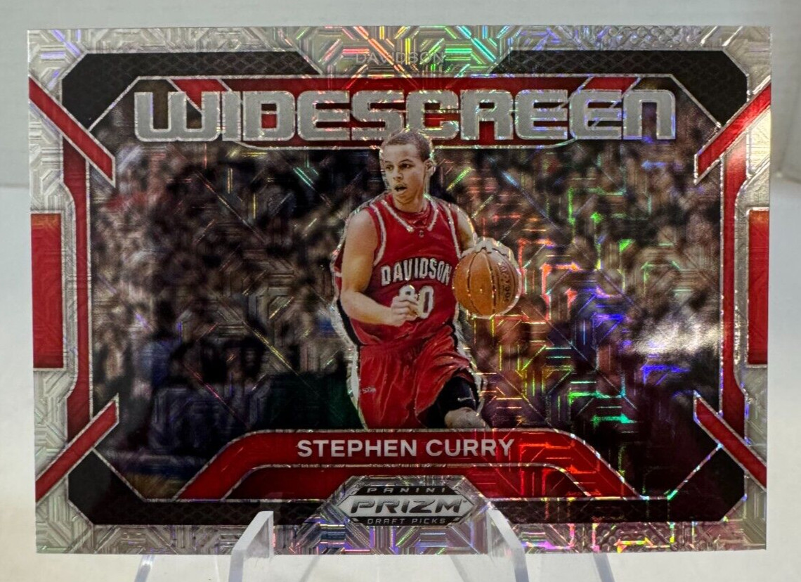 2024 Panini Prizm Draft Picks Stephen Curry #20 Widescreen Mojo Prizm Holo 12/25