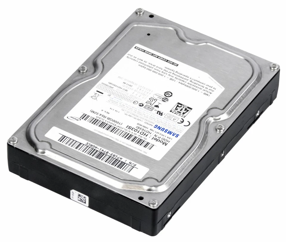 Hard Drive Samsung 1TB Spinpoint F2 HD103SI 32MB 5400RPM SATA II 3.5'' Inch - Image 3 of 3
