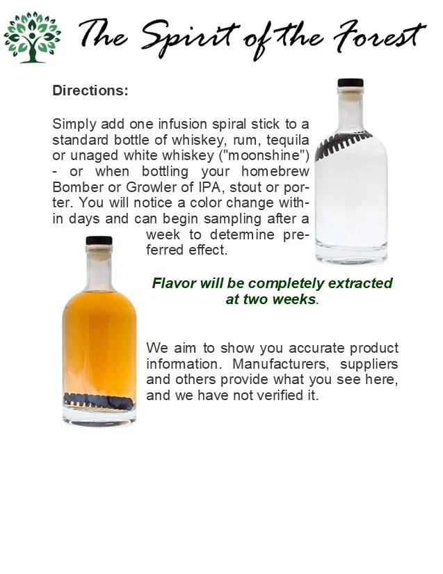 American Barrel выдержанная в бутылке дубовая настойная спираль. Barrel Age Your Whiskey - Изображение 3 из 4