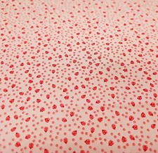 Ladybug Mania Cotton Fabric Clothworks Pink Scatter Bugs By the Yard