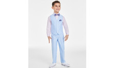 NWT Nautica Baby Toddler Little Boys Oxford Vest Set