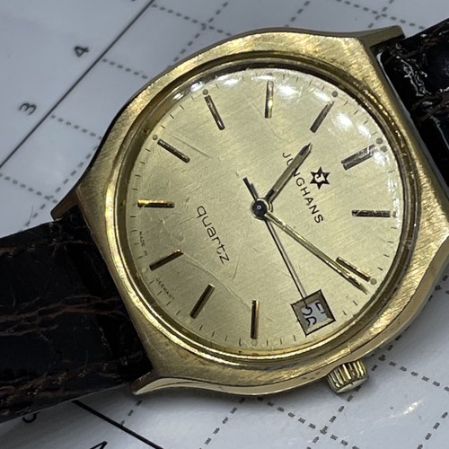 Herren Armbanduhr Junghans Quartz mit Datumsanzeige, Batterie neu A4 - Bild 15 von 17