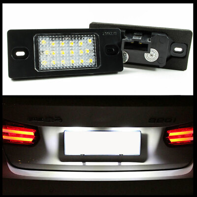 Für Skoda Fabia 1 6Y Stufenheck / Combi 2x LED PREMIUM Kennzeichenbeleuchtung