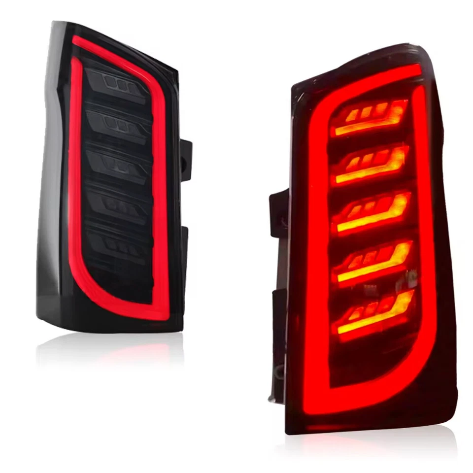 Pair LED Tail Light Dynamic Brake Lamp Smoked For Mercedes Benz Vito W447 15-22 - Image 3 of 4