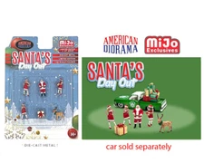 American Diorama 1:64 Figures Santa’s Day Out Diecast Figures Set AD-76508-3D