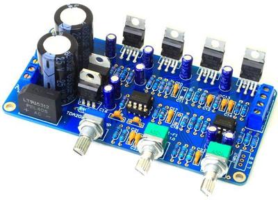 TDA2030A 2.1 Stereo Amp 2 Channel Subwoofer Audio Amplifier Board DIY kits 12V