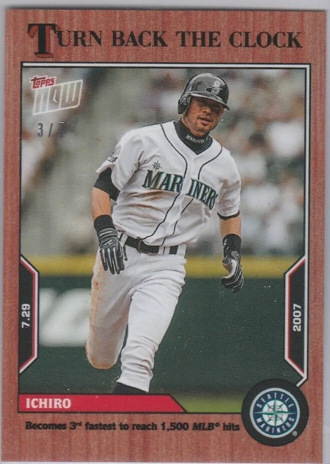 2022 Topps Now Turn Back the Clock - Ichiro Suzuki #121 for sale