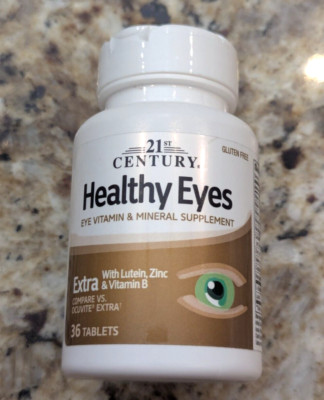 21st Century Healthy Eyes Vitamin Supplement 36 Tablets exp: 12/26