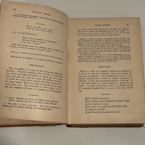 McGuffey's Fifth Eclectic Reader-Revised Edition(Hardcover Book)1879/1896 - Picture 7 of 13