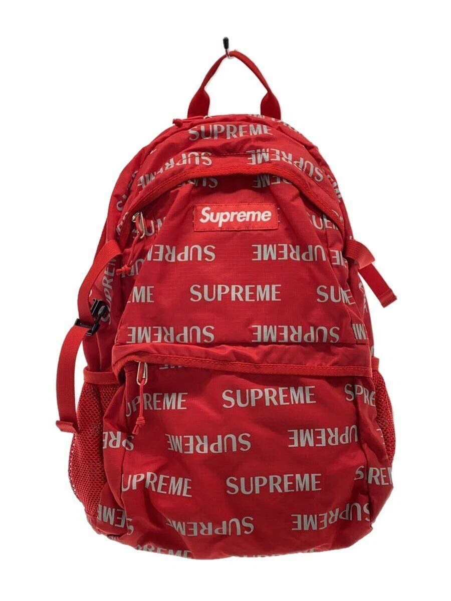 Sac à dos Supreme rouge 16AW occasion