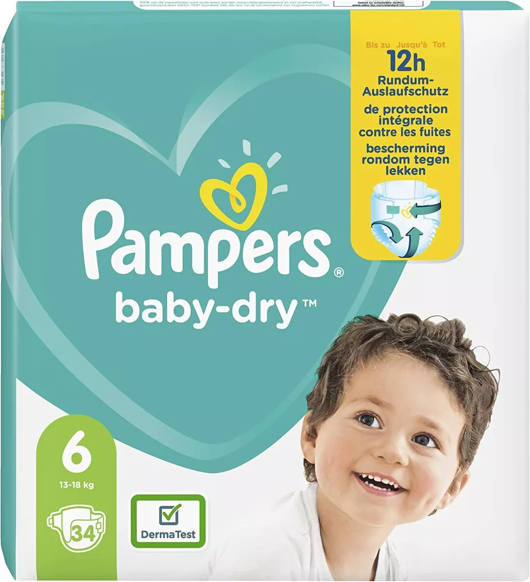 Pampers nappies size sale 6