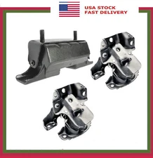 Set of 3PCS New Engine Motor & Transmission Mount For Chevrolet 4.3L 07-13